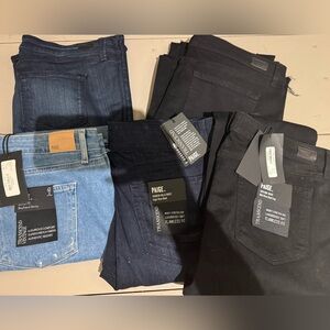 Paige Black and Blue Jeans sold individually. Comment which pair
You want